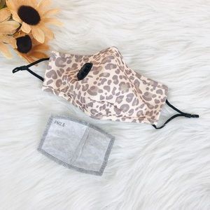 3️⃣PACK‼️PRICE FIRM‼️LEOPARD FACE MASK - mask